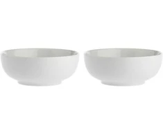 THE ESSENTIAL Baltas PORCELINAS Rinkinys 2 vnt salotos 21 cm