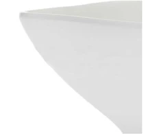 La Porcellana Bianca 2 gilių kvadratinių florentina dubenėlių rinkinys - balti, 22 cm