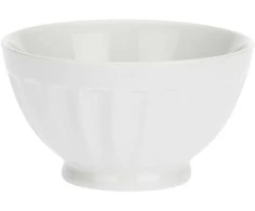 La Porcellana Bianca 5 didelių apvalių pyrago dubenėlių rinkinys - baltos spalvos, 14 cm