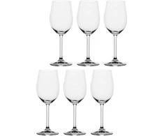La Porcellana Bianca 6 novello baltojo vyno taurių rinkinys – skaidrios, 340 ml