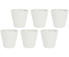 LA PORCELLANA BIANCA MOMENTI Rinkinys 6 kavos puodeliai 75 ml