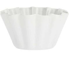 La Porcellana Bianca 6 mažų arezzo dubenėlių rinkinys - balti, 9 cm