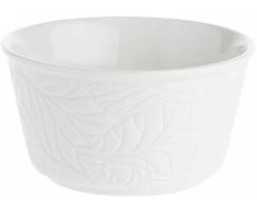 La Porcellana Bianca 6 bosco apvalių dubenėlių rinkinys - balti, 11 cm