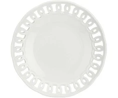 LA PORCELLANA BIANCA FIRENZE Drožinėtas apvalus dubuo 16 cm