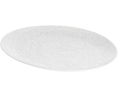 La Porcellana Bianca Bosco apvalus serviravimo padėklas - baltas, 34 cm