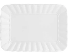La Porcellana Bianca DUCAL Baltas PORCELINAS Taca prostokątna 20 x 13 cm