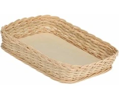 La Porcellana Bianca Pintas krepšelis midollino lazanijai - rudas, 30 cm