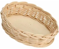 LA PORCELLANA BIANCA MIDOLLINO Pintas krepšelis ovaliai kepimo formai 18 cm