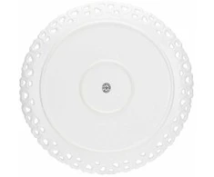LA PORCELLANA BIANCA VALENTINO Dekoruota torto lėkštė 34 cm
