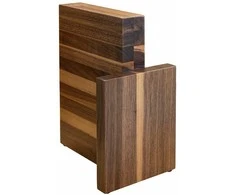 Magnetinis blokas 6 peiliams, pagamintas iš artelegno riešutmedžio medienos