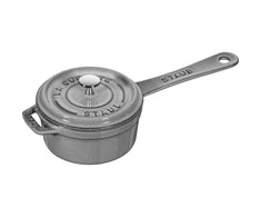 STAUB Mini ketaus puodas 250 ml, grafitas