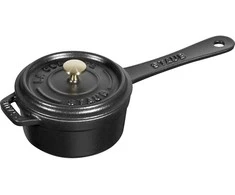STAUB Mini ketaus puodas 250 ml, juodas