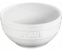 STAUB PATIEKAVIMAS Apvalus dubuo 12 cm, baltas