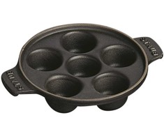 STAUB Keptuvė do ślimaków 24 cm, juoda