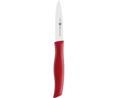 ZWILLING TWIN GRIP Daržovių ir vaisių peilis 9 cm, raudonas