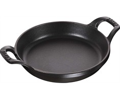 STAUB apvali mini kepimo ir troškinimo forma, 20 cm, juoda