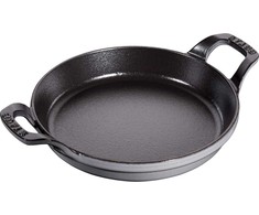 STAUB Apvalus mini kepimo ir gratino indas 20 cm, pilkas