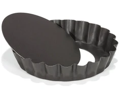 PATISSE PROFI Mini quiche torto forma su nuimamu pagrindu, 10 cm