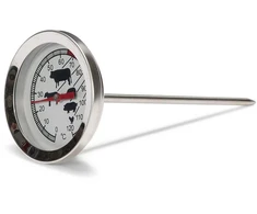 Patisse 10 cm kepimo termometras sidabro nerūdijančio plieno