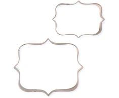 PME 2 metalinių etikečių formų rinkinys