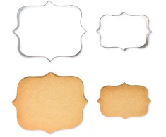PME 2 metalinių etikečių formų rinkinys