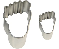 PME 2 metalinių kūdikių pėdučių formelių rinkinys