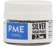 PME Cukrowe perełki dekoracyjne 25 g 2.3 mm, sidabrinė
