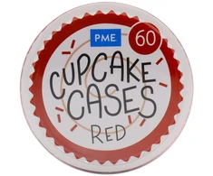 PME Cupcake kepimo puodeliai (60 vnt.) Raudona