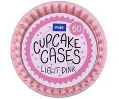 PME Cupcake kepimo puodeliai (60 vnt.) Šviesiai rožinės spalvos
