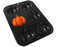 PME Kepimo forma Moliūgai – 36,5 x 26,5 cm, juoda