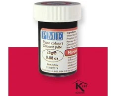 PME Gel maistiniai dažai 25g - Kaštonas