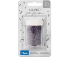 PME Glitter Flakes Sidabras