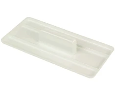 PME Išlyginimo mentele glajui ir masei 16 x 8 cm balta