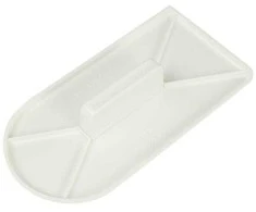 PME Išlyginimo mentele glajui ir masei 17 x 8 cm balta