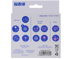 PME Lollipop Sticks (75 vnt.) 9,5 cm