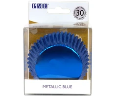 PME metaliniai keksiukų įdėklai (30 pak.) Mėlyni