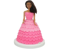 PME Princess Cake Doll Body - Brunetė