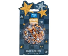 PME kalėdiniai žvaigždės formos pabarstukai 25g