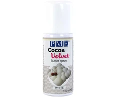 PME Velvet kakavos sviesto purškiklis 100 ml baltas
