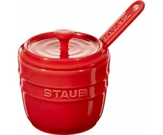 Zwilling STAUB LAIKYMAS Druskos indas su 9 cm šaukštu, raudonas