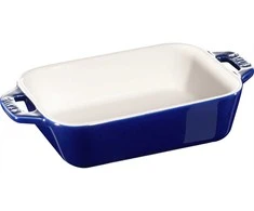 STAUB COOKING Stačiakampė keraminė lėkštė 400 ml, mėlyna