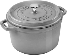 STAUB LA COCOTTE Puodas żeliwny apvalus aukštas 4.8 ltr, grafito