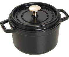 STAUB LA COCOTTE Puodas żeliwny apvalus 1.2 ltr, juoda