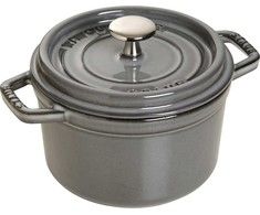 STAUB LA COCOTTE Puodas żeliwny apvalus 1.2 ltr, grafito