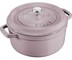 Staub apvalus ketaus puodas - 3,8 ltr, vyšnių žiedas