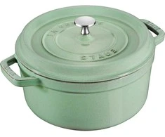 STAUB LA COCOTTE Apvalus ketaus puodas, 3,8 ltr, mėtų