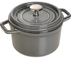 STAUB LA COCOTTE Puodas żeliwny apvalus 800 ml, grafito