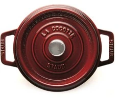 STAUB LA COCOTTE Apvalus ketaus puodas 1,7 l, grenadinas