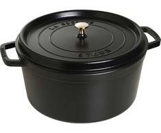 STAUB LA COCOTTE Puodas żeliwny apvalus 12.6 ltr, juoda