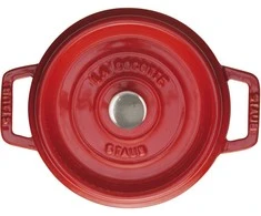 Staub La Cocotte 20cm apvalus, vyšnia, ketaus
